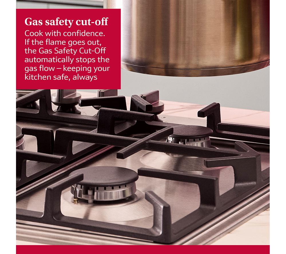 NEFF N70 T27CIQ8N0 75 cm Gas Hob - Stainless Steel image number 4 of 13