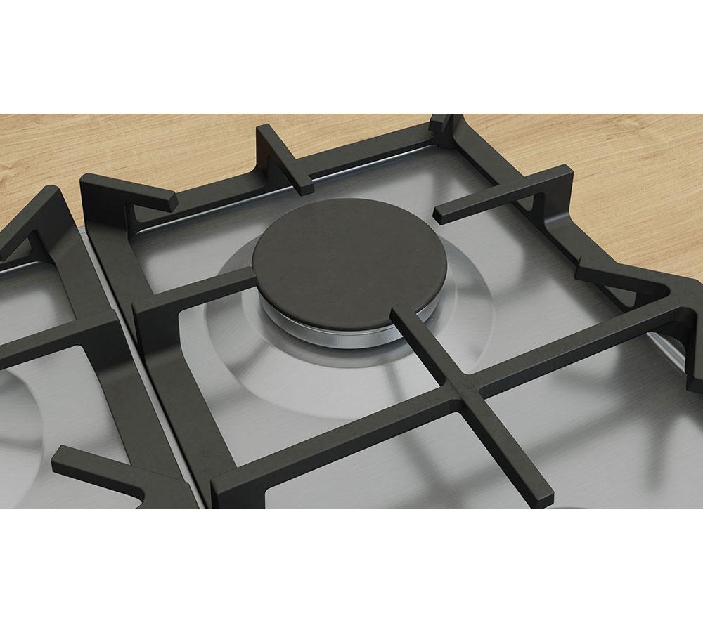 NEFF N70 T27CIS8N0 75 cm Gas Hob - Stainless Steel image number 5 of 8