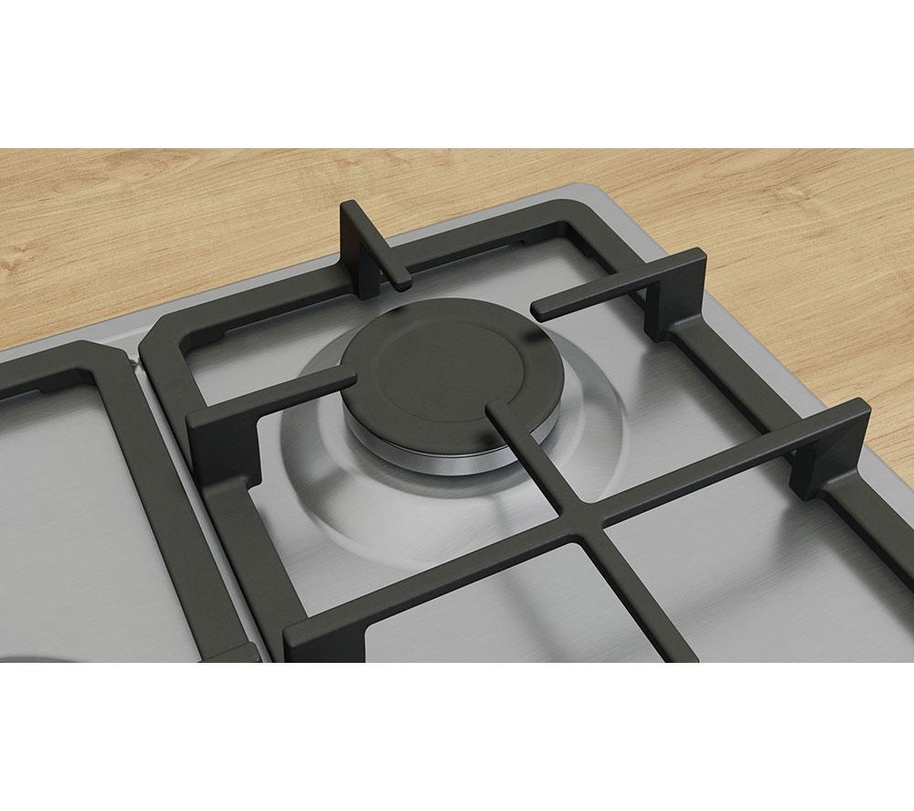BOSCH Series 4 PGQ7B5K90 75 cm Gas Hob - Stainless Steel image number 3 of 8