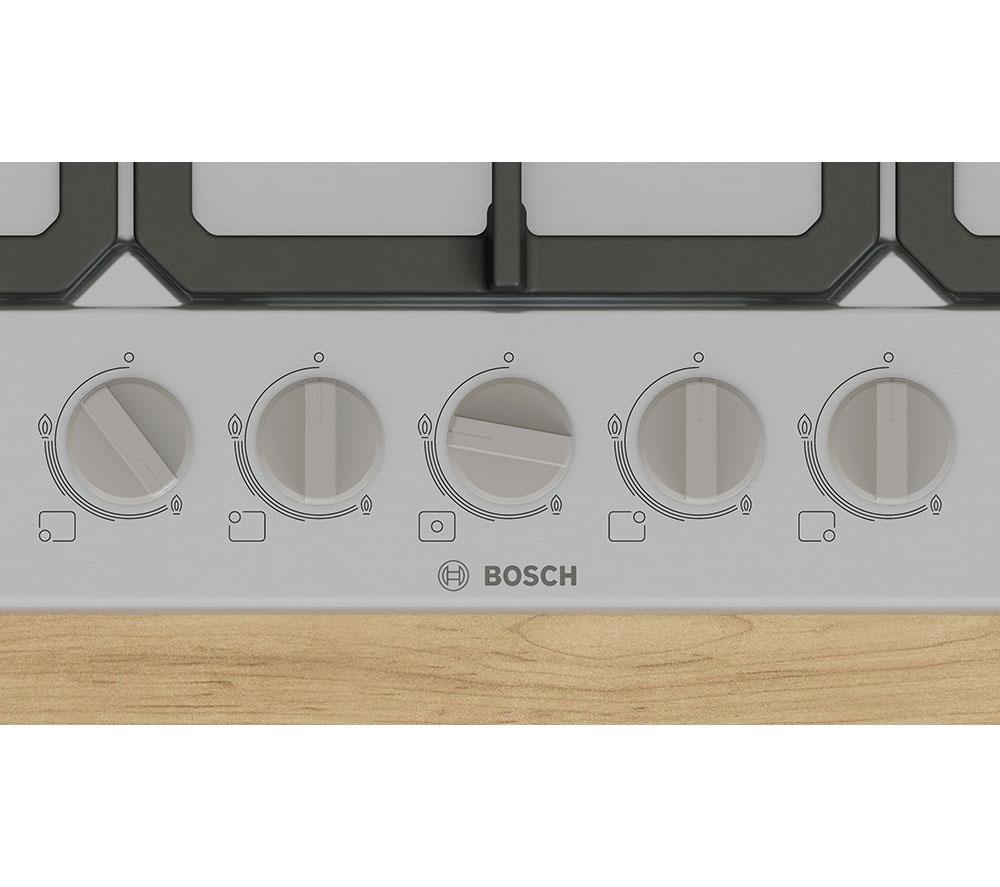BOSCH Series 4 PGQ7B5K90 75 cm Gas Hob - Stainless Steel image number 5 of 8