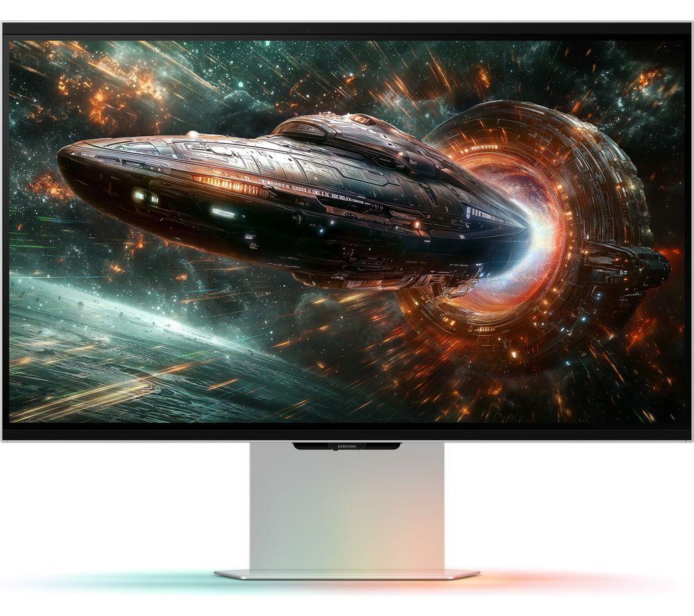 SAMSUNG Odyssey 3D LS27FG900XUXXU 4K Ultra HD 27" IPS LCD Smart Gaming Monitor - Mercury Silver image number 2 of 6