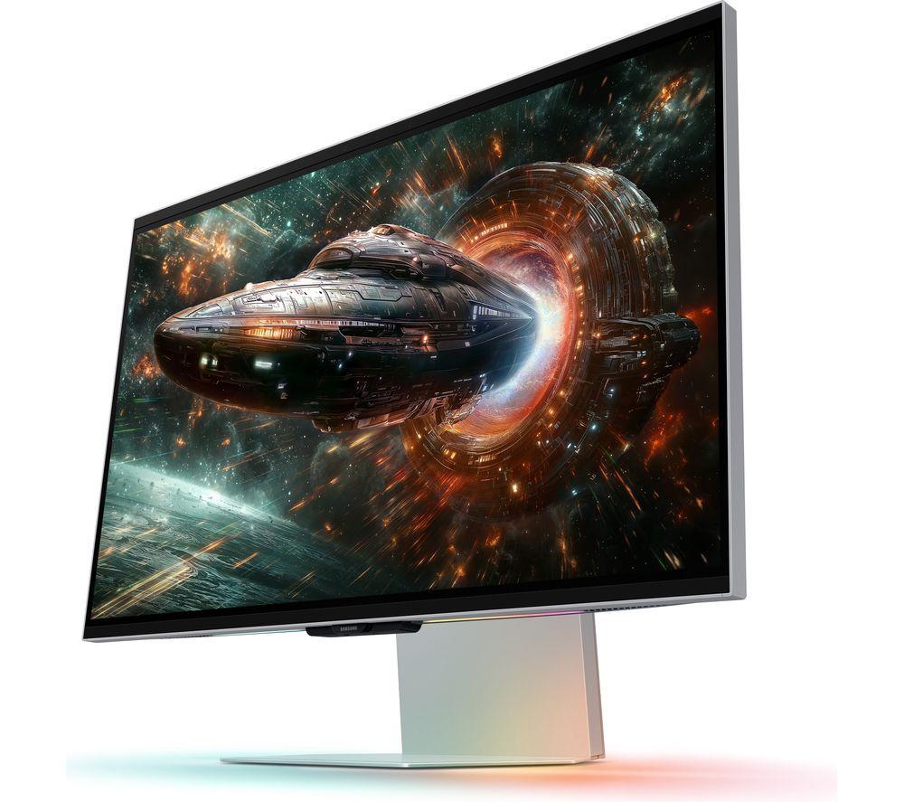 SAMSUNG Odyssey 3D LS27FG900XUXXU 4K Ultra HD 27" IPS LCD Smart Gaming Monitor - Mercury Silver image number 6 of 6