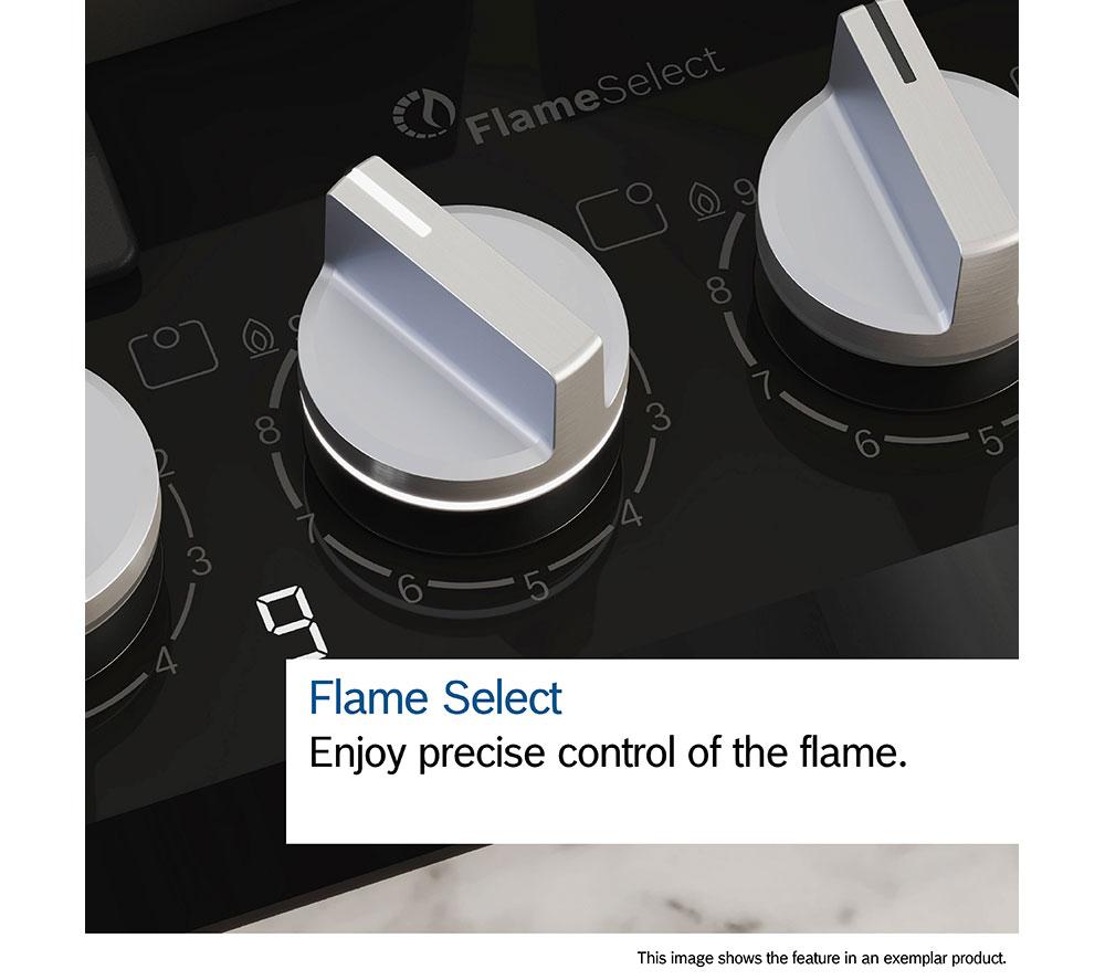 BOSCH Series 6 PPQ7A6I40 75 cm Gas Hob - Black image number 7 of 10