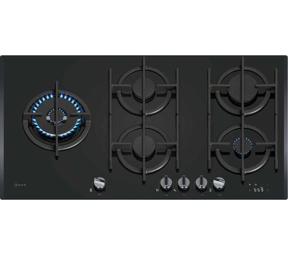 NEFF N90 T29RHS4S0 90 cm Gas Hob – Black, Black