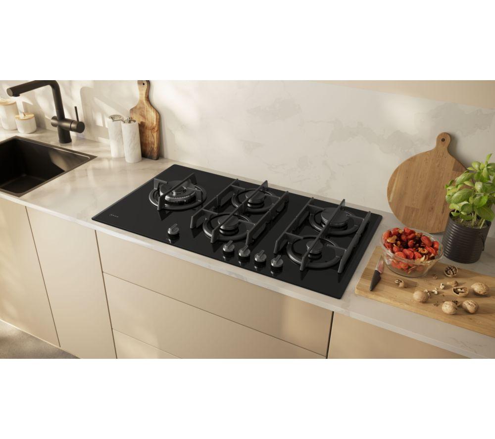 NEFF N90 T29RHS4S0 90 cm Gas Hob - Black image number 2 of 13