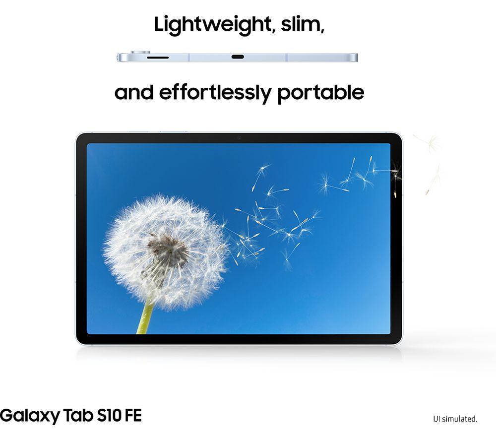 SAMSUNG Galaxy Tab S10 FE 10.9" Tablet - 256 GB, Silver image number 5 of 15