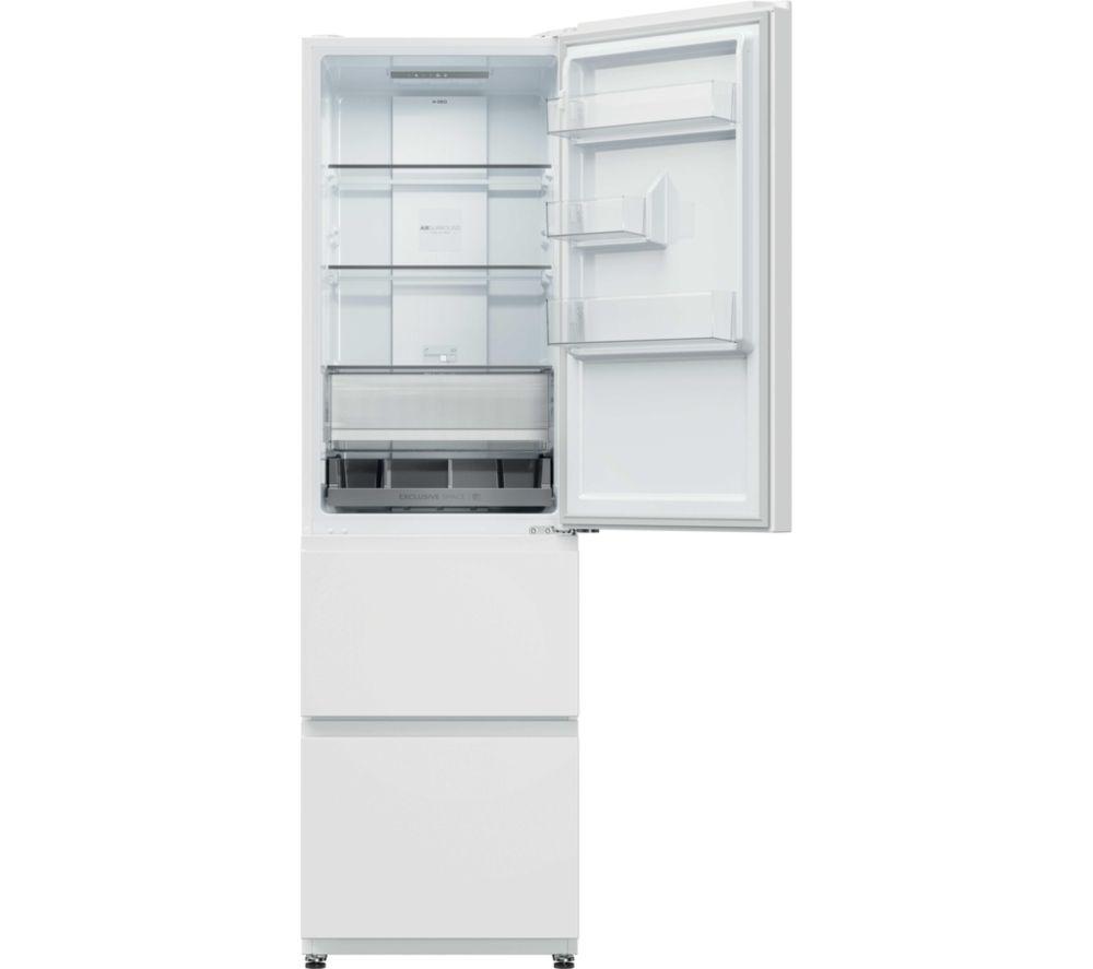 HAIER 3D Combi Series 3 HTR3518ENMWK 60/40 Fridge Freezer - White image number 3 of 17