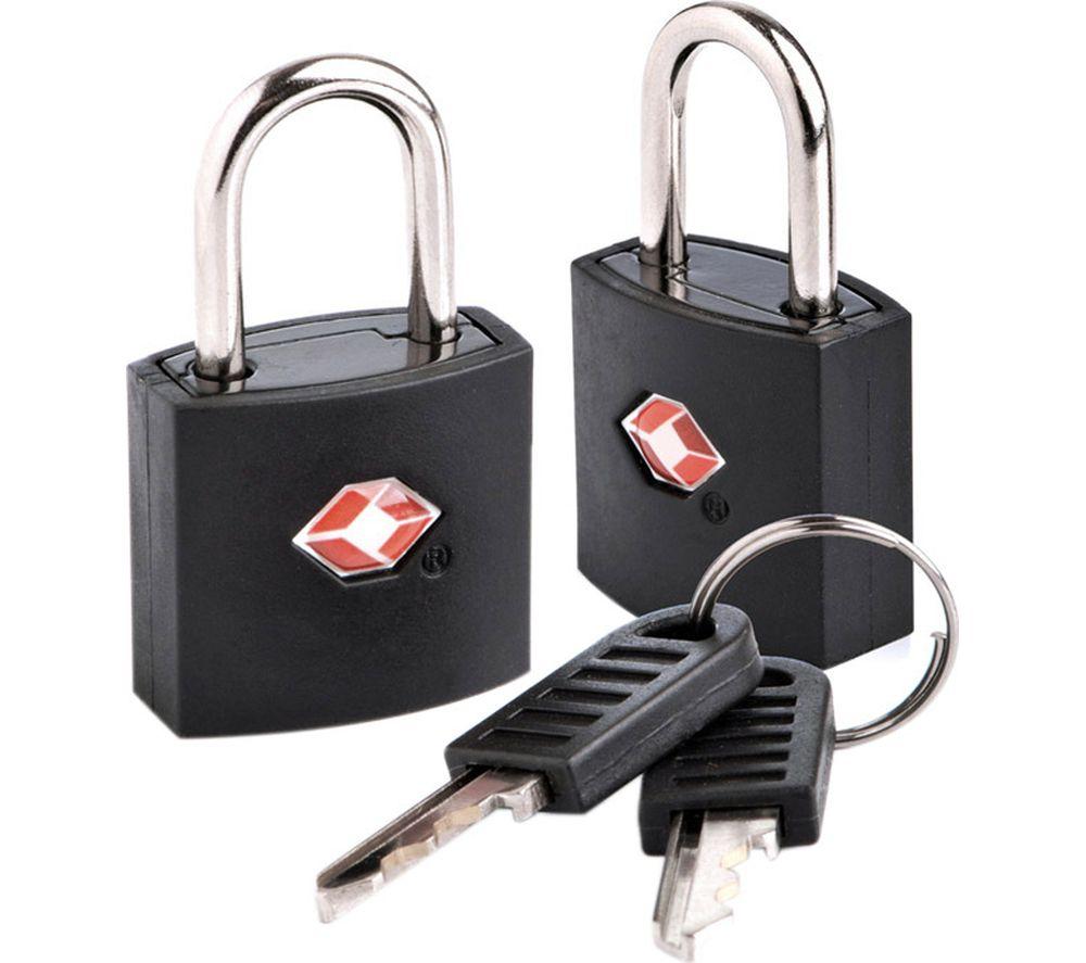 TRAVEL BLUE Identi Key Locks - Pack of 2