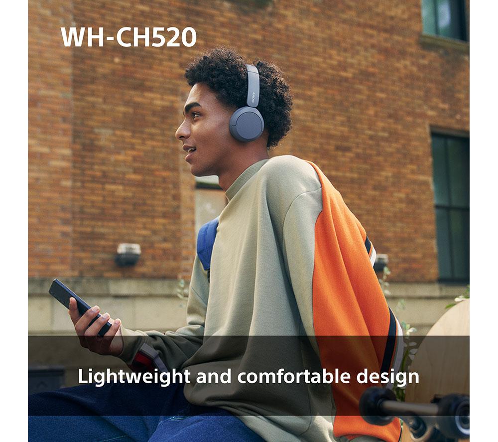 SONY WH-CH520P Wireless Bluetooth Headphones - Pink image number 4 of 15