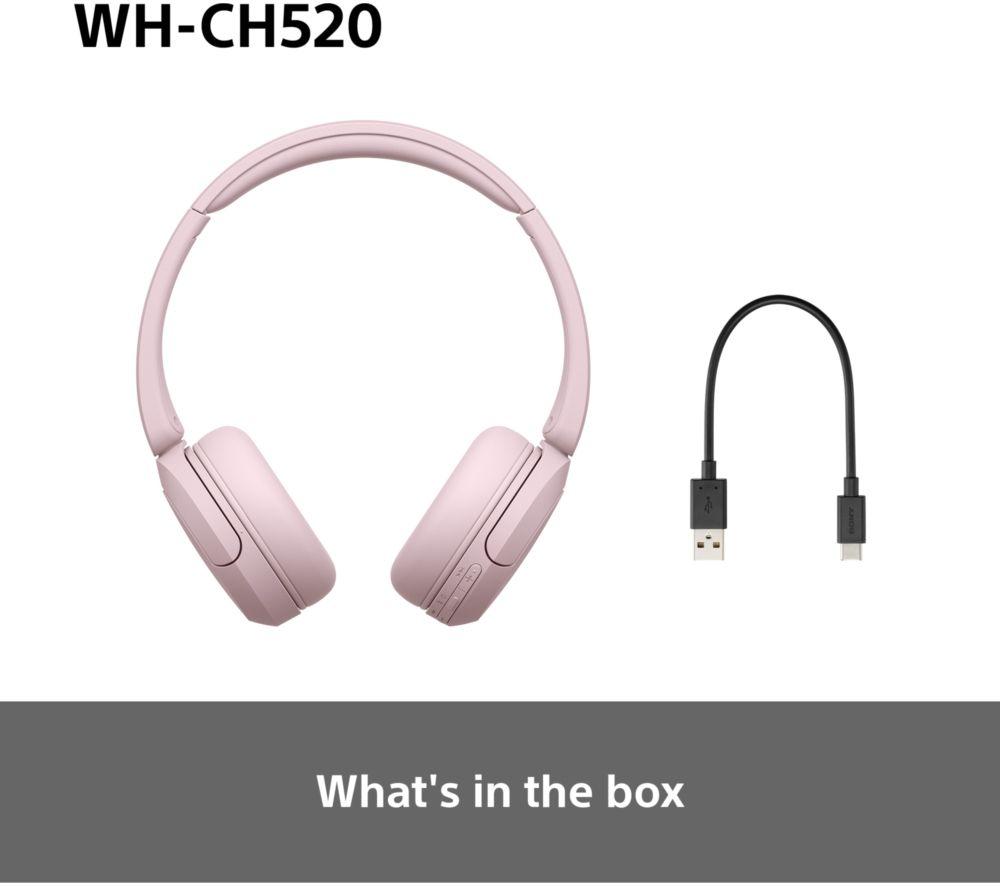 SONY WH-CH520P Wireless Bluetooth Headphones - Pink image number 22 of 73