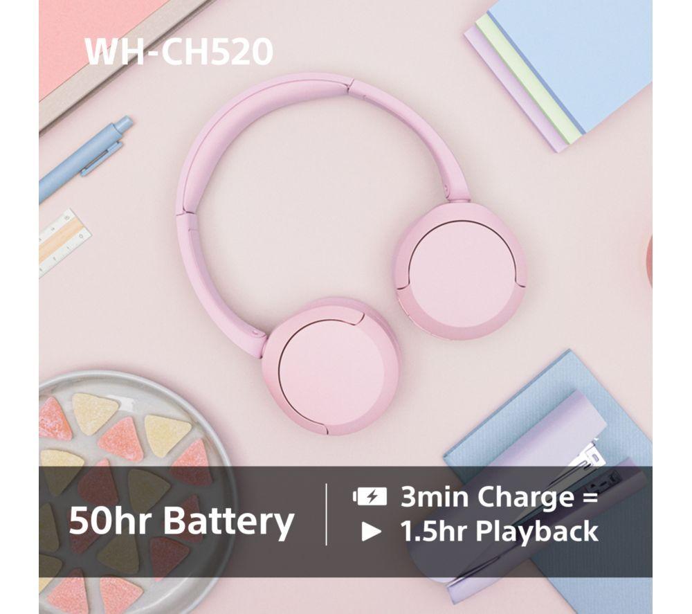 SONY WH-CH520P Wireless Bluetooth Headphones - Pink image number 68 of 73