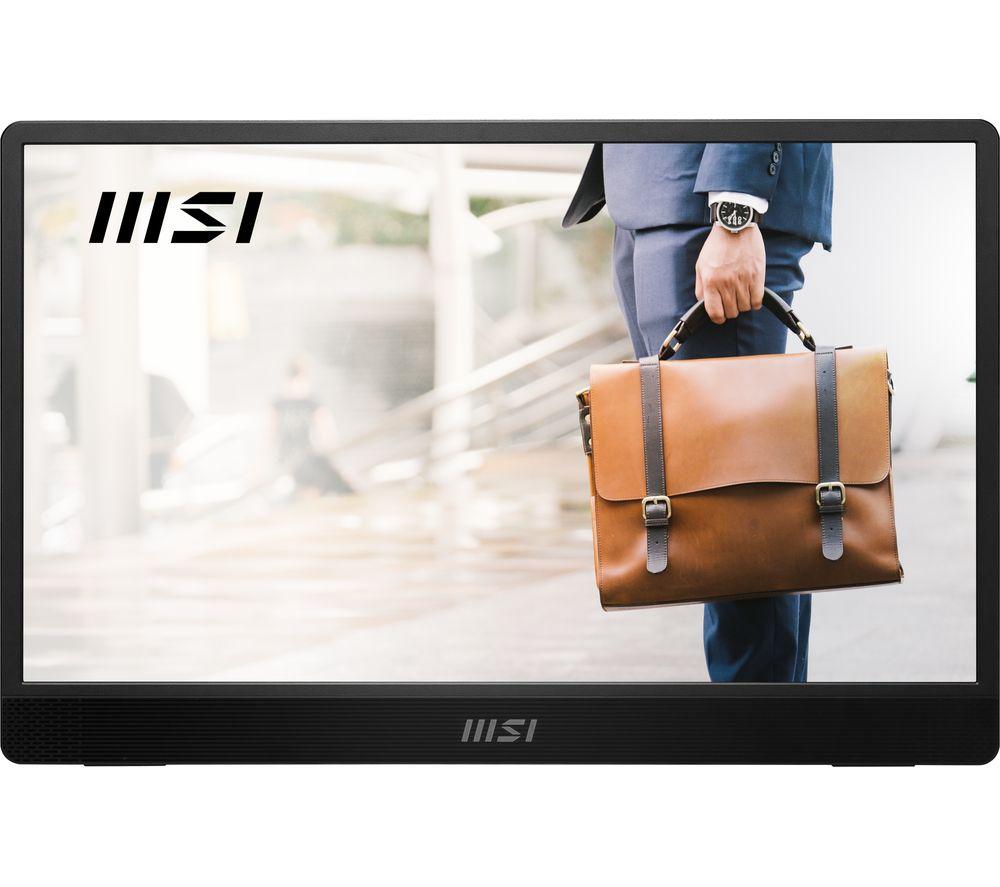 MSI PRO MP161 E2U Full HD 15.6" IPS LCD Portable Monitor - Black image number 2 of 13