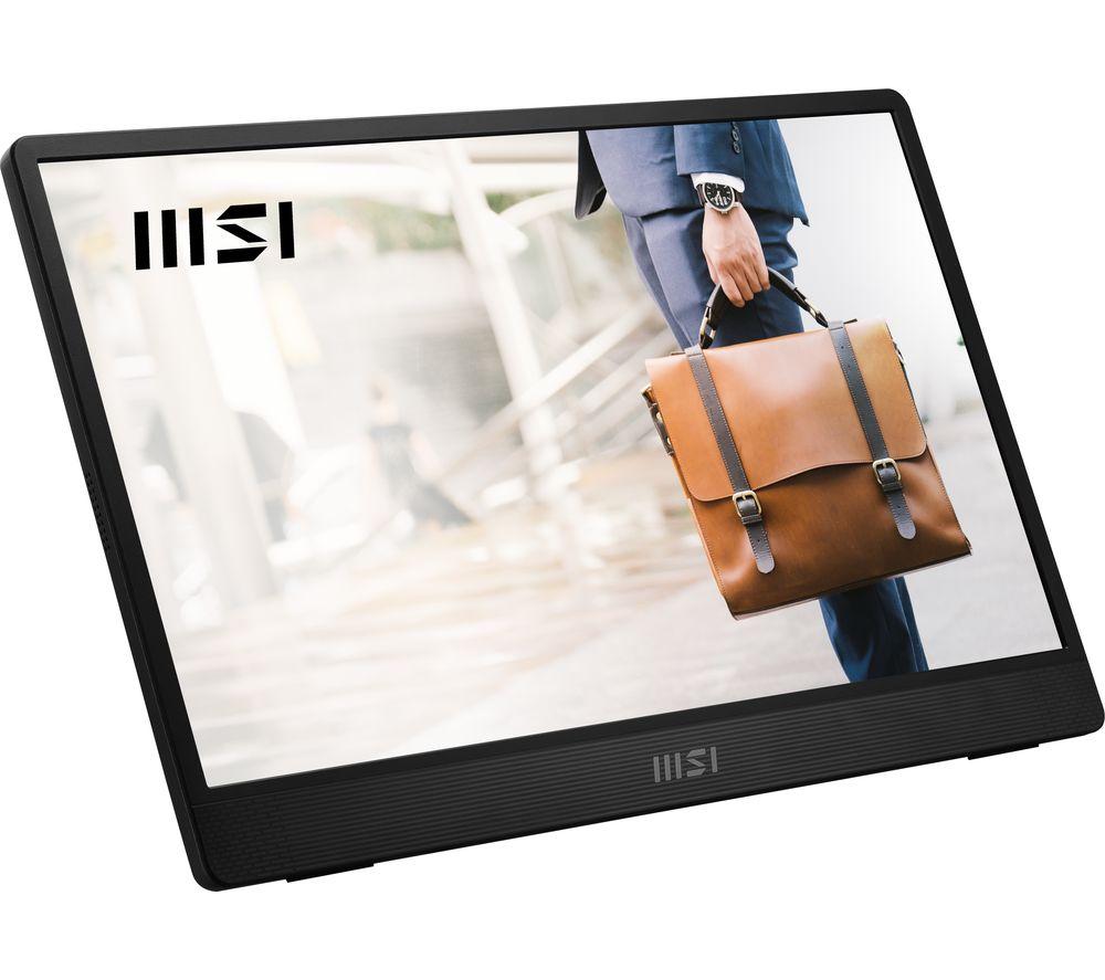 MSI PRO MP161 E2U Full HD 15.6" IPS LCD Portable Monitor - Black image number 4 of 13