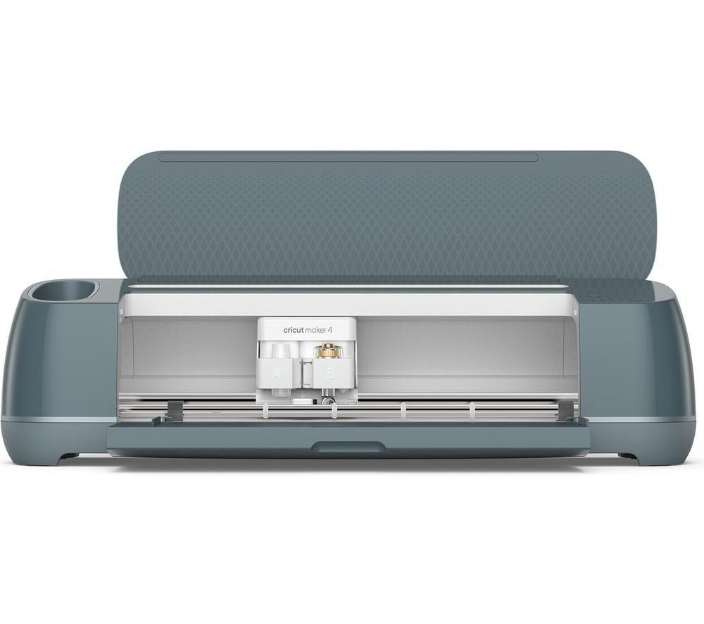 Cricut Maker 4 Diy Digital Cutting Machine, Silver/Grey,Blue