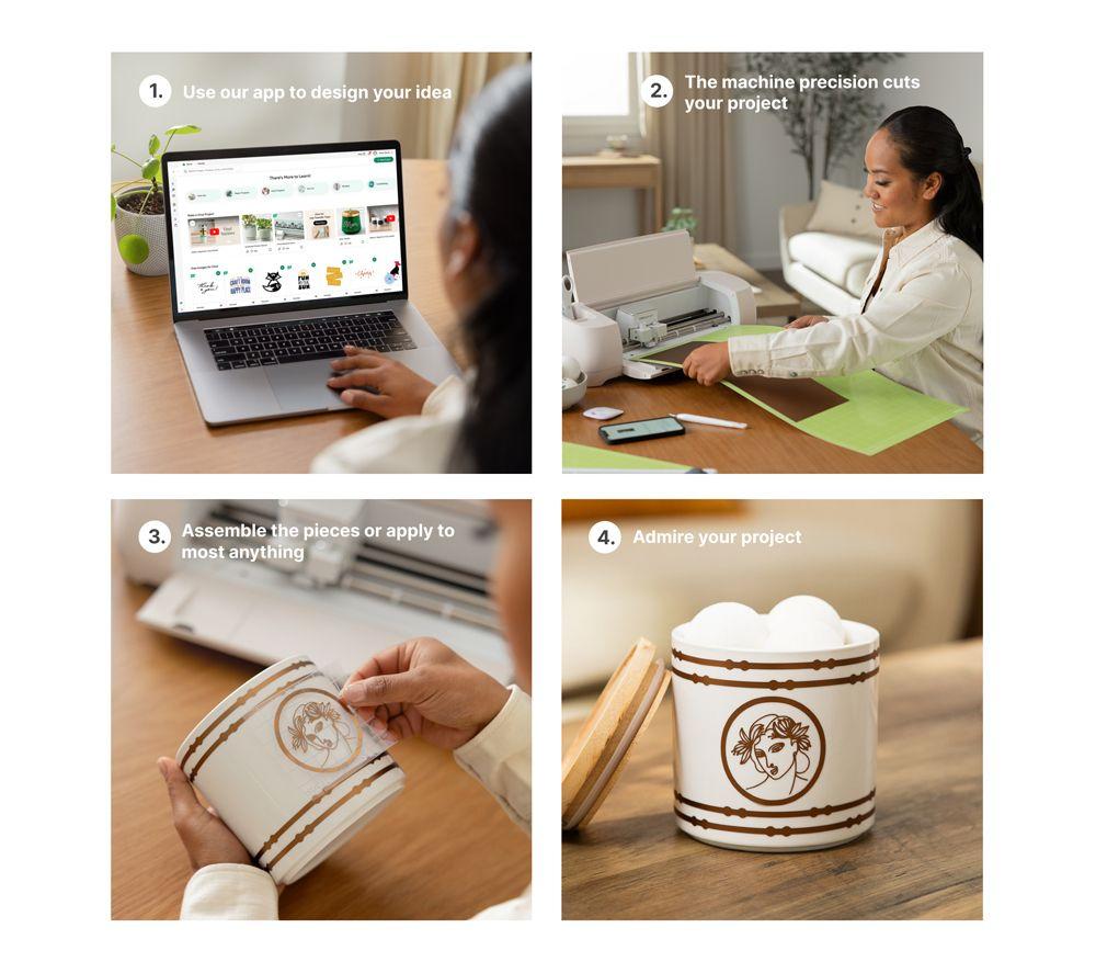CRICUT Maker 4 DIY Digital Cutting Machine Essentials Bundle image number 3 of 4