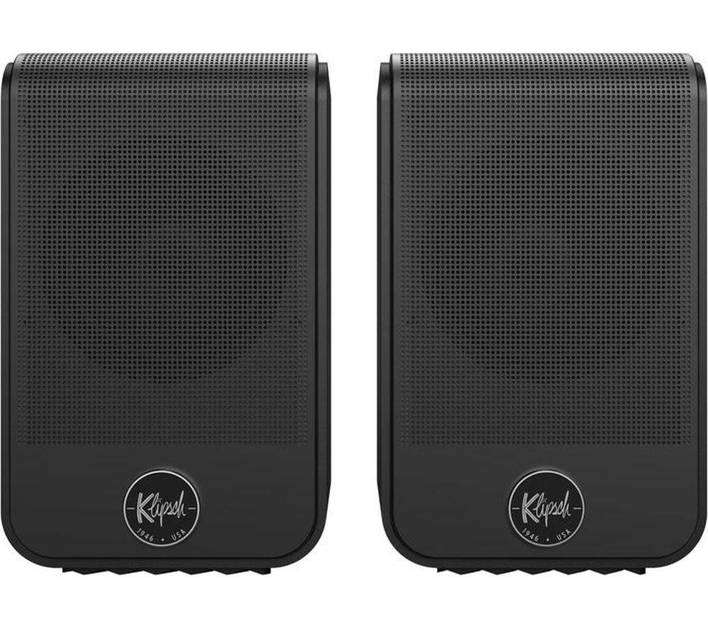 KLIPSCH Flexus Surr 100 Wireless Speakers - Ebony Vinyl image number 2 of 5