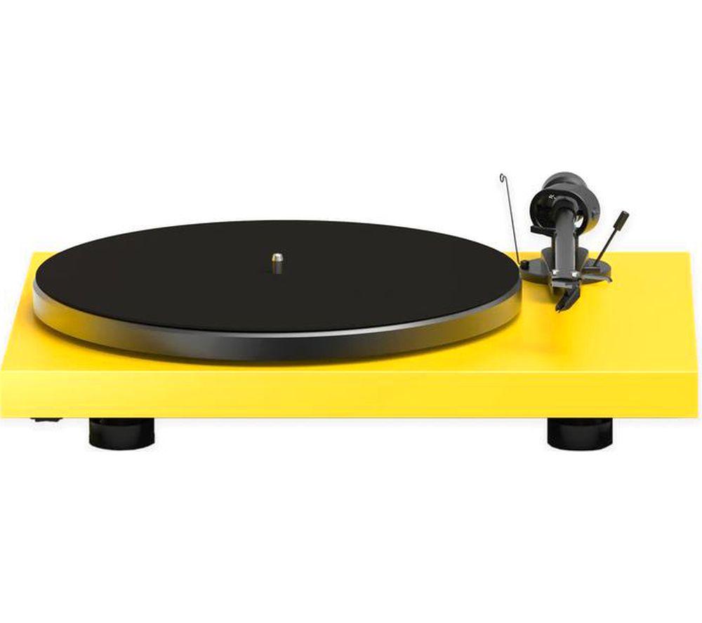 PRO-JECT Colourful Audio System E Belt Drive Bluetooth Turntable - Satin Golden Yellow image number 2 of 5