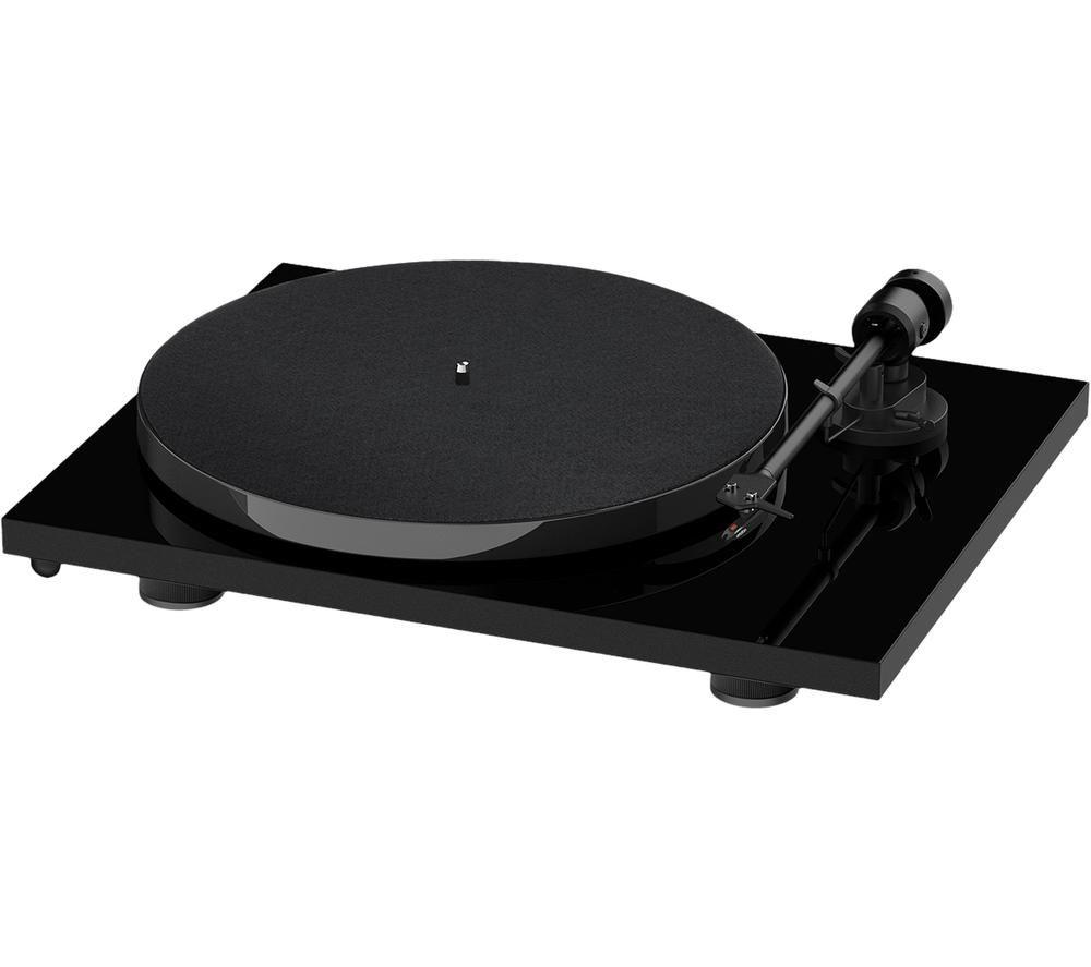 Pro-Ject E1 Phono Belt Drive Turntable - Black, Black
