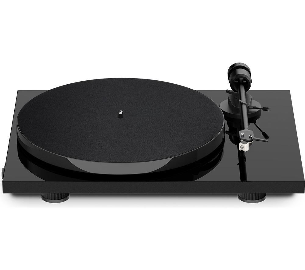 PRO-JECT E1 Phono Belt Drive Turntable - Black image number 2 of 2