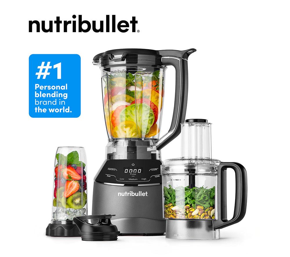 NUTRIBULLET Triple Prep System Blender - Dark Grey image number 2 of 11