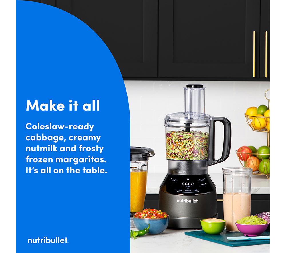 NUTRIBULLET Triple Prep System Blender - Dark Grey image number 9 of 11