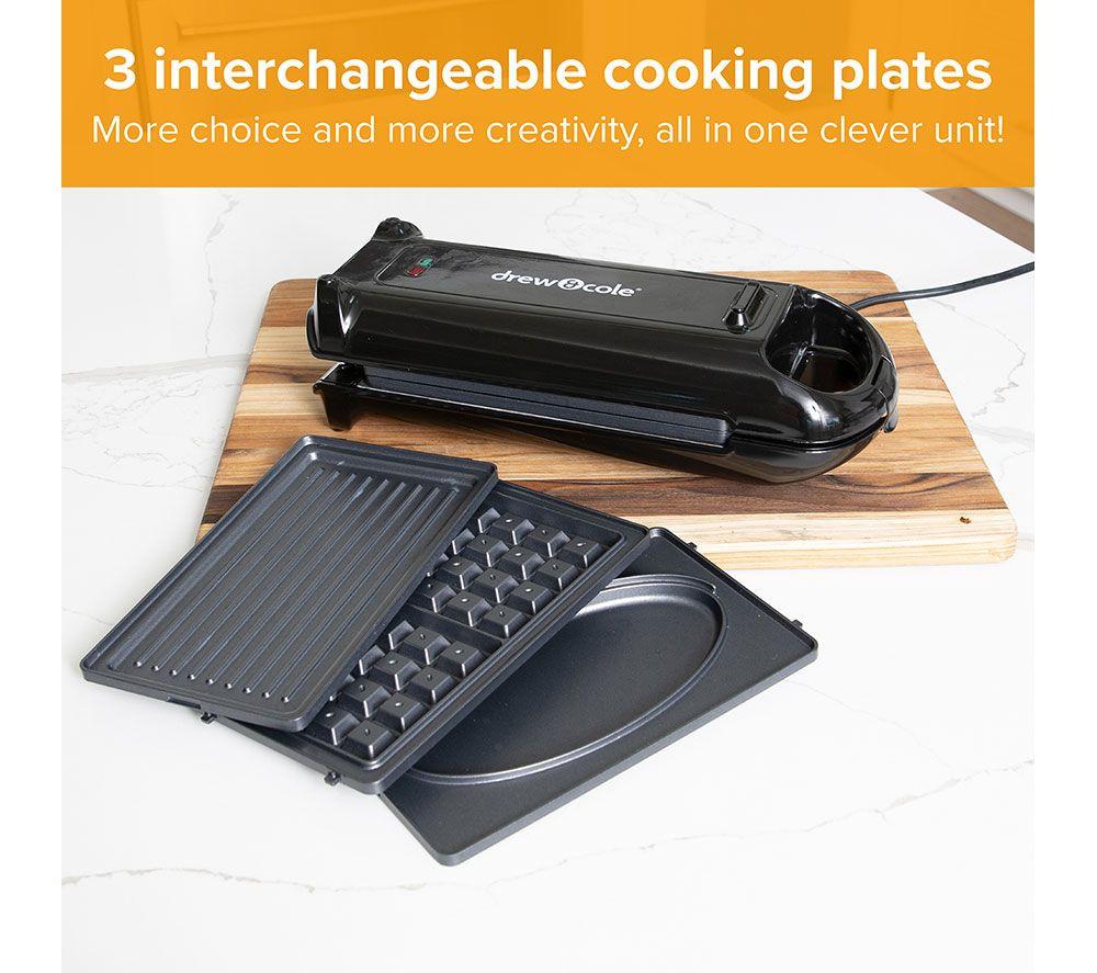 DREW&COLE 5 Minute CleverChef​ Deluxe 3-in-1 - Black image number 10 of 24