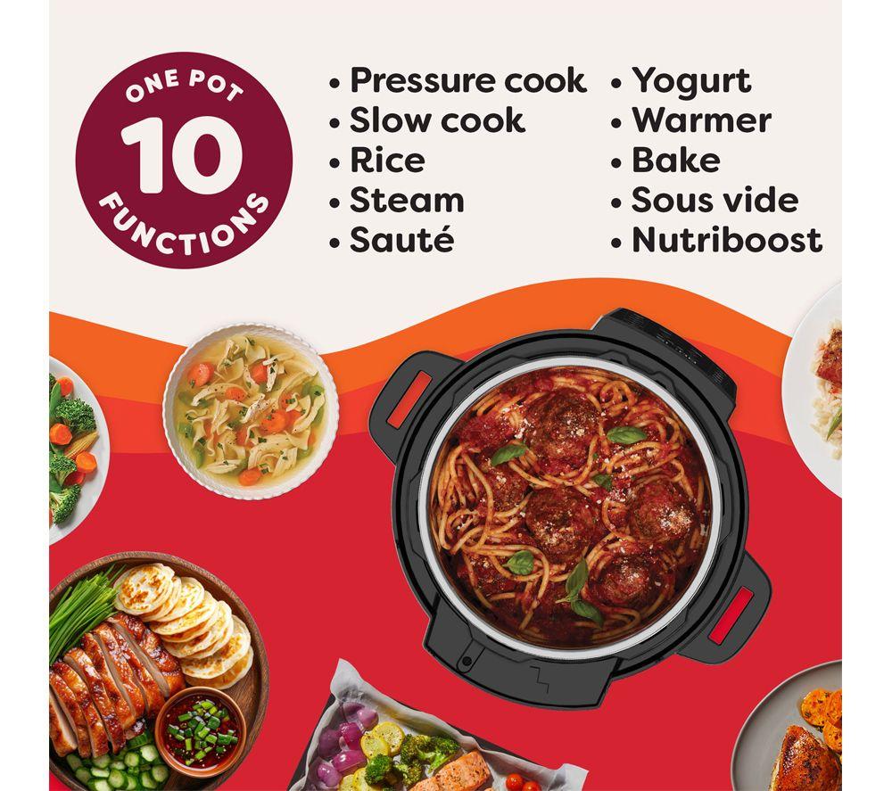 INSTANT POT Pro 10-in-1 Multicooker - Black image number 3 of 6