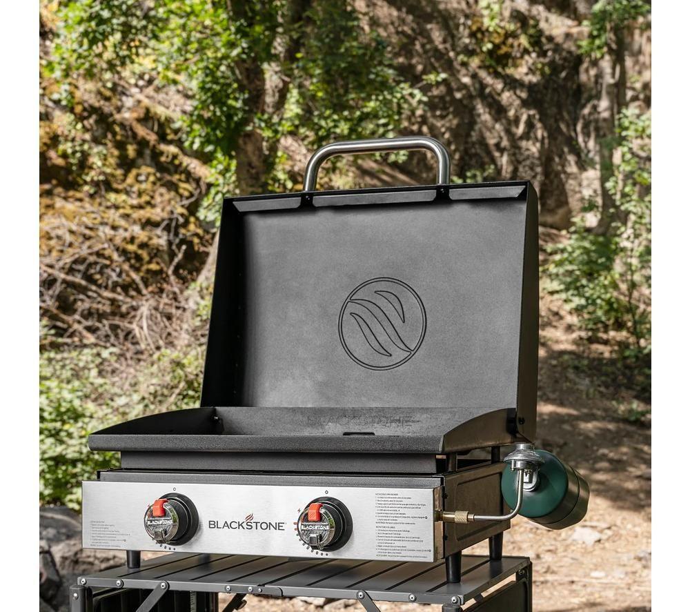 BLACKSTONE 2144EU 22" Tabletop Gas BBQ - Silver & Black image number 7 of 9