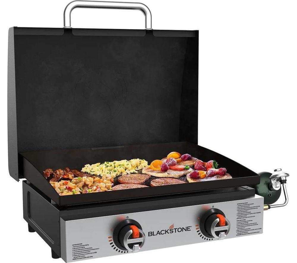 BLACKSTONE 2144EU 22" Tabletop Gas BBQ - Silver & Black image number 8 of 9