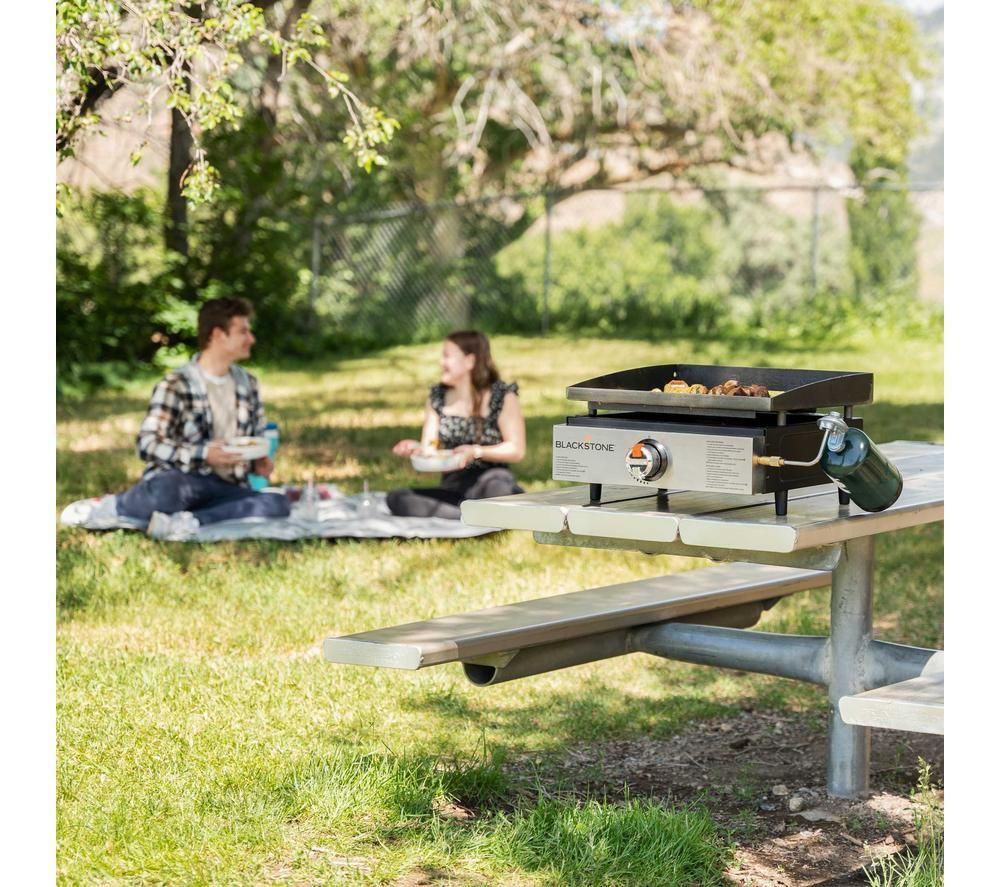 BLACKSTONE 2142EU 17" Tabletop Gas BBQ - Silver & Black image number 5 of 6