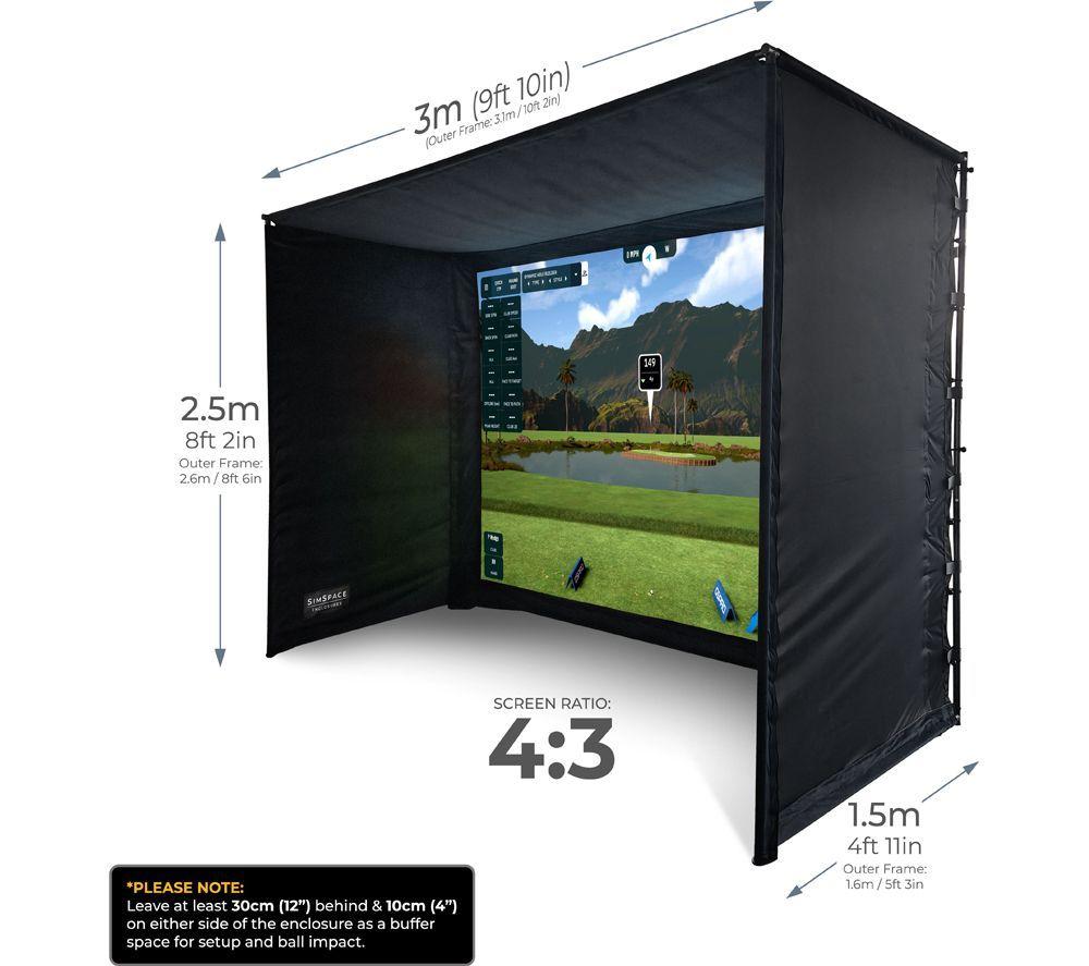 SIMSPACE SST/002 Golf Enclosure - 3 x 1.5 x 2.5 m image number 6 of 14
