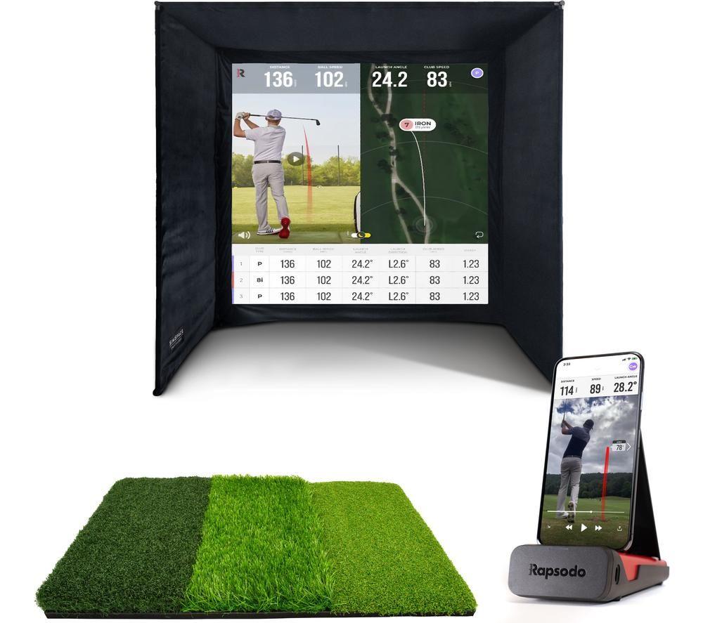Simspace Srt/001 Golf Enclosure - 2.5 X 2.6 X 1.5 M, Black