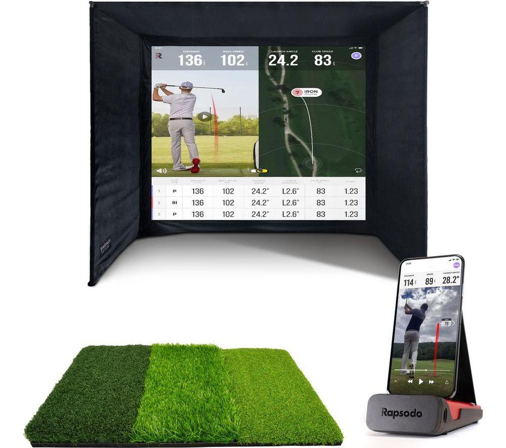 Simspace Srt/002 Golf Enclosure - 3 X 2.5 X 1.5 M, Black