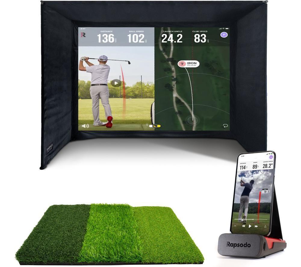 Simspace Srt/003 Golf Enclosure - 3.6 X 2.5 X 1.5 M, Black
