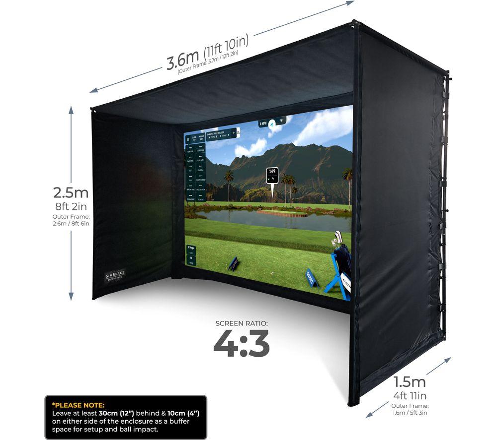 SIMSPACE SRT/003 Golf Enclosure - 3.6 x 2.5 x 1.5 m image number 13 of 13