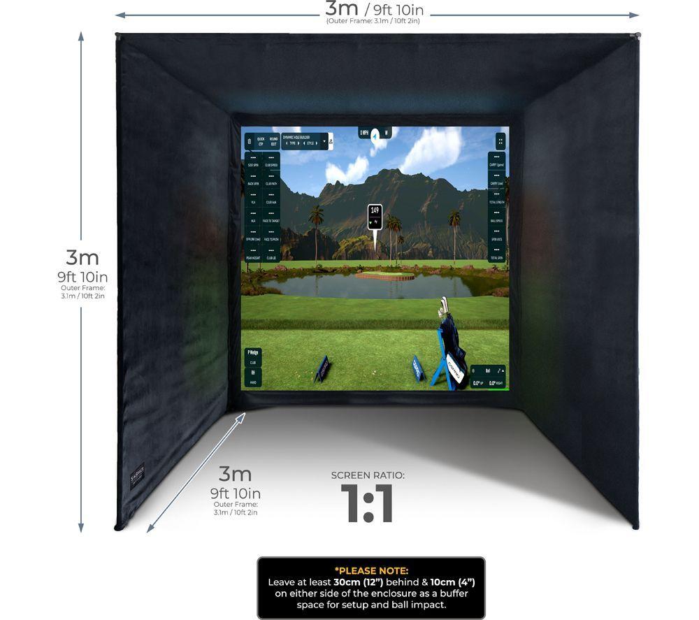 SIMSPACE SRT/005 Golf Enclosure - 3 x 3 x 3 m image number 5 of 13