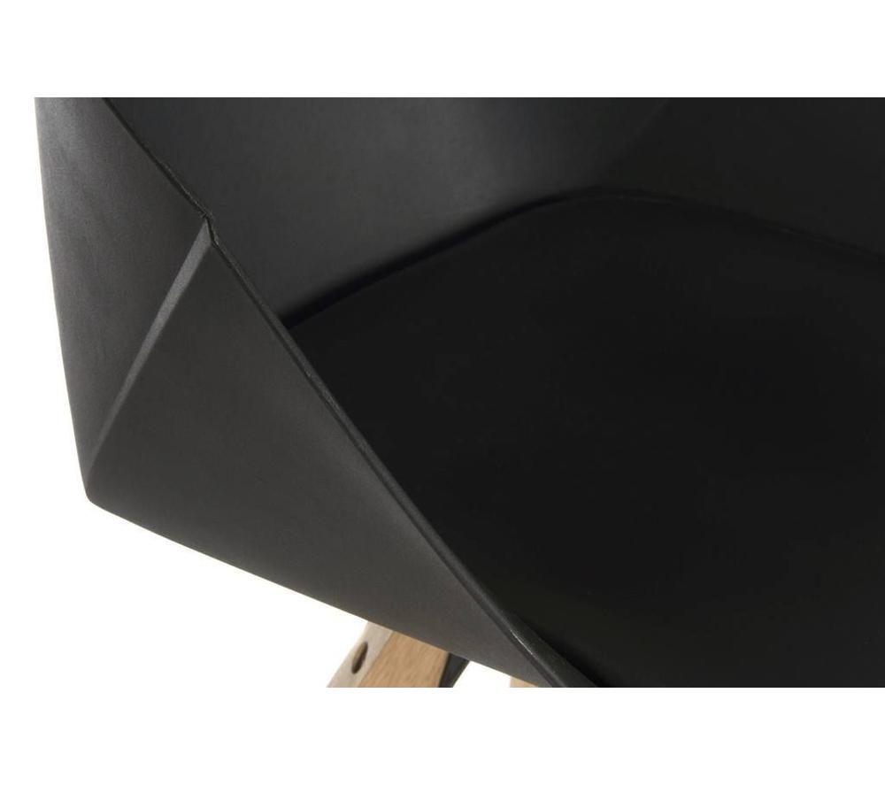 TEKNIK Pyramid Tub Chair - Black, Set of 2 image number 3 of 3