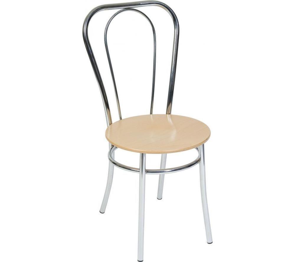 TEKNIK Bistro Deluxe Wooden Chair - Brown, Set of 4 image number 2 of 2