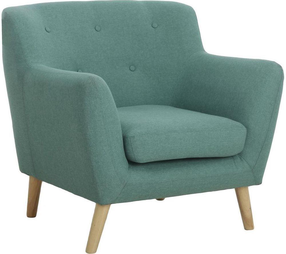 TEKNIK Skandi 7980 Fabric Armchair - Ocean Green