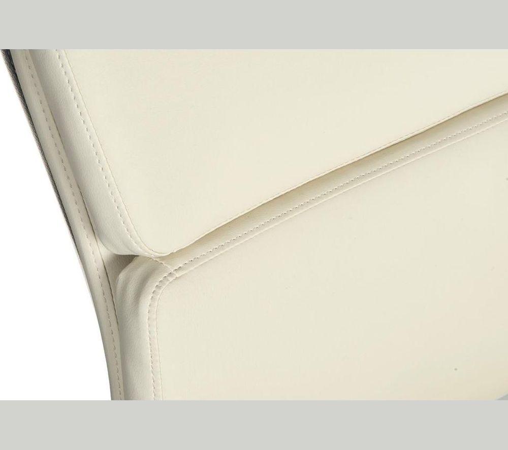 TEKNIK Vintage Leather Tilting Executive Chair - White image number 6 of 6