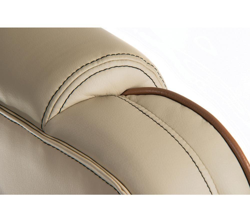 TEKNIK Goliath Duo Bonded Leather Tilting Executive Chair - Cream image number 5 of 5