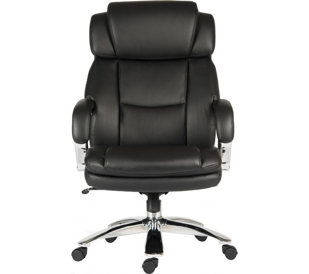 Teknik Colossus 7200 Bonded Leather Tilting Executive Chair - Black