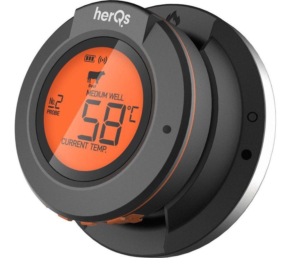 Herqs Dome Digital Meat Thermometer - Black, Black
