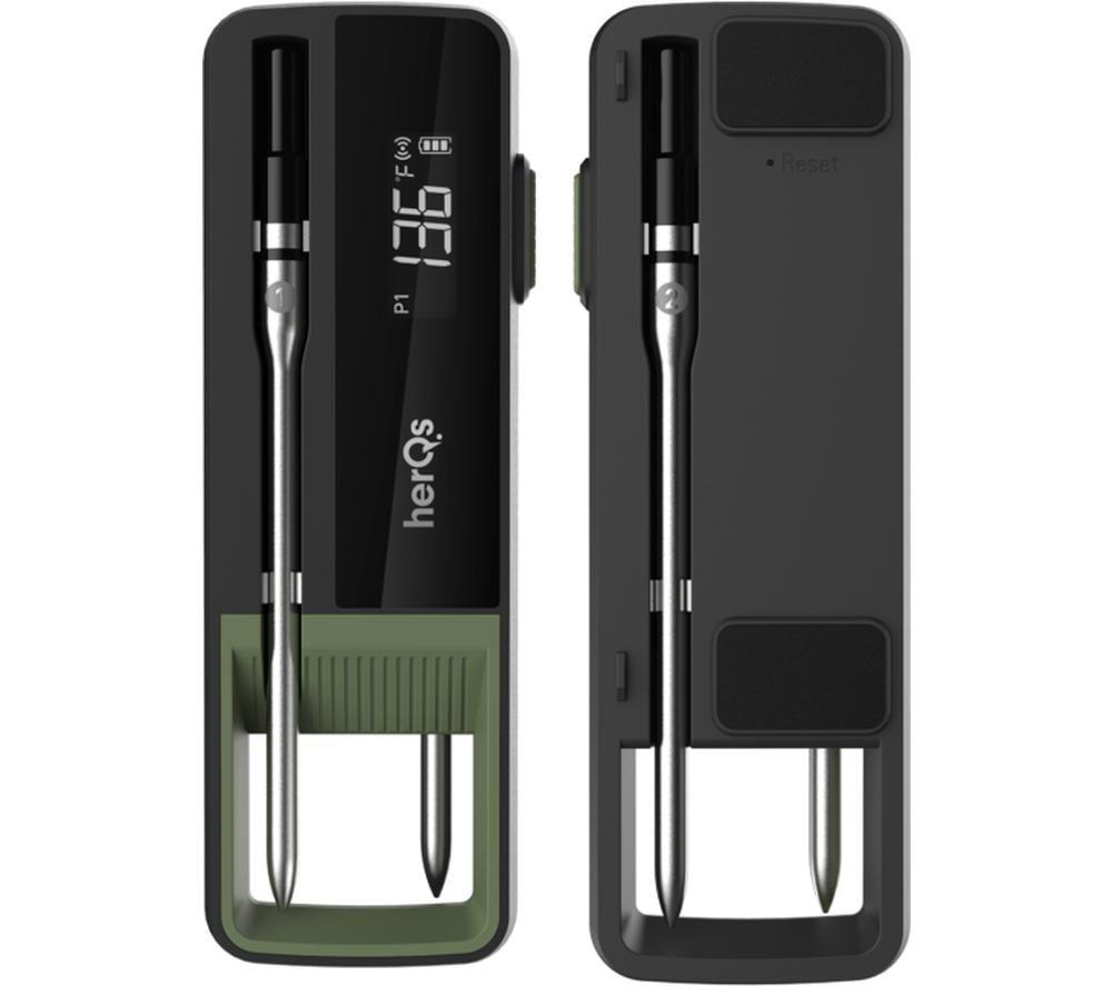 HERQS Double Max Wireless Meat Thermometer - Black image number 9 of 9