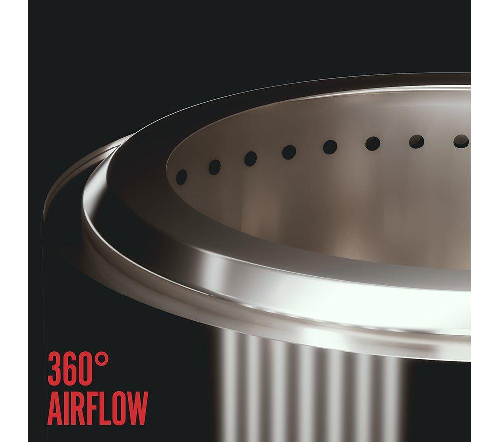 HERQS Smokeless Cozy Fire Pit - Silver image number 7 of 9