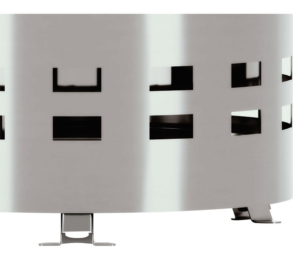 HERQS Smokeless Mighty Fire Pit - Silver image number 7 of 7