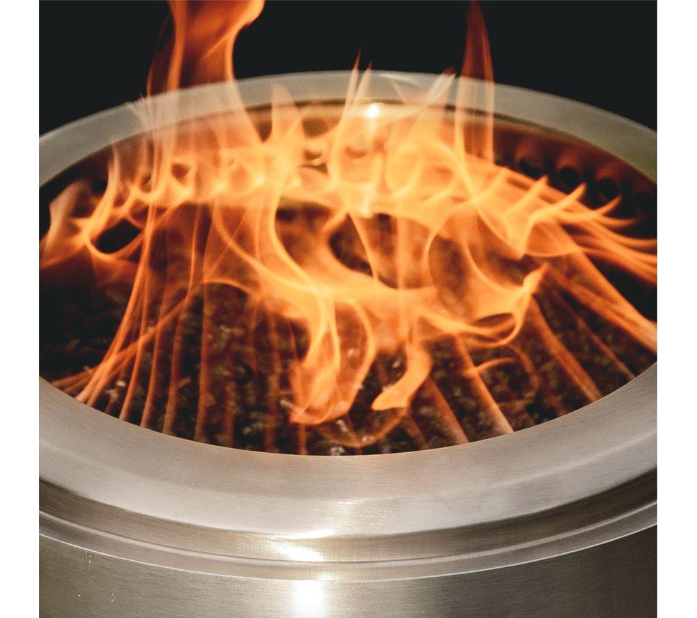 HERQS Smokeless Chief Fire Pit - Silver image number 2 of 5
