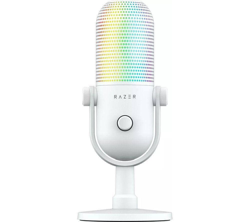 Razer Seiren V3 Chroma Microphone - White