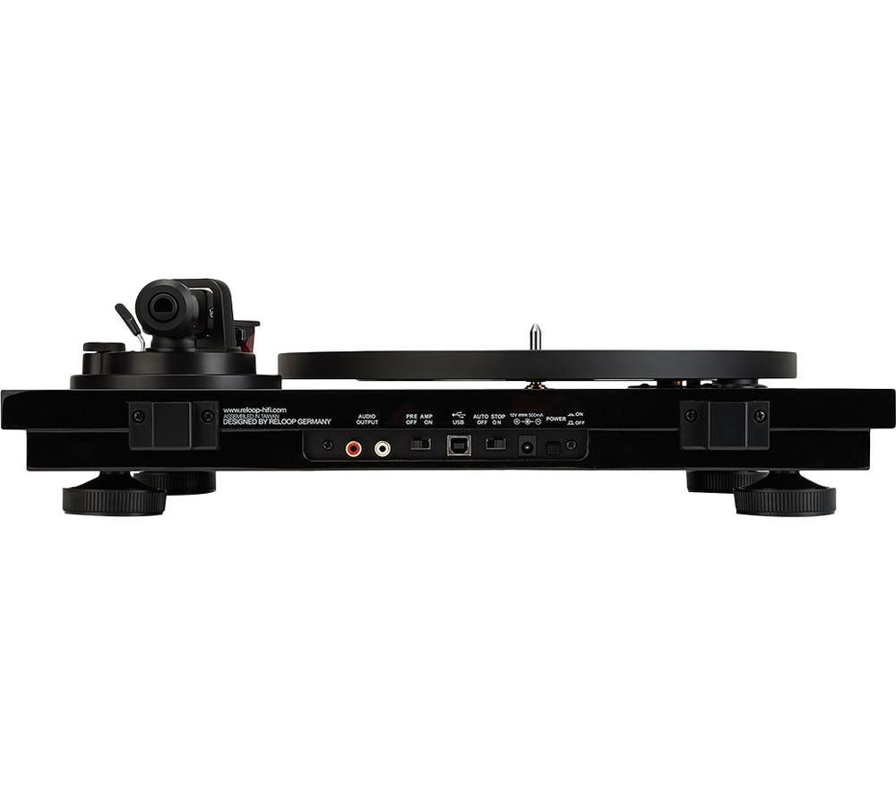 RELOOP HiFi Turn 3 Belt Drive Turntable - Gloss Piano Black image number 8 of 8