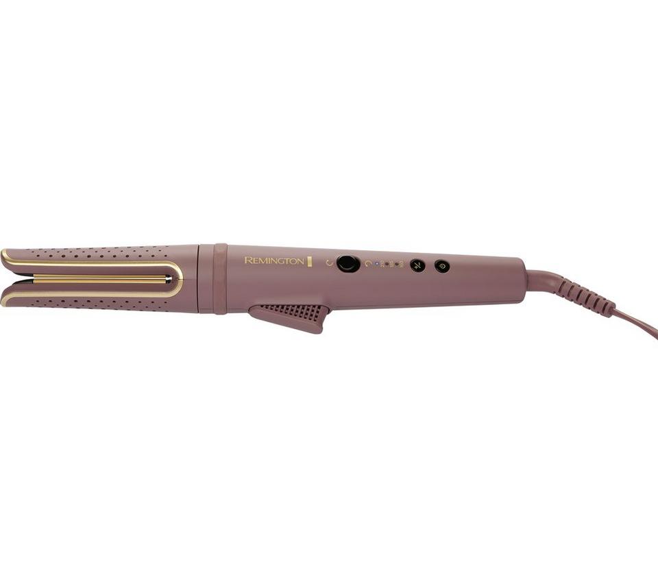 REMINGTON AIRvive Rotating Curling Wand - Mauve & Gold